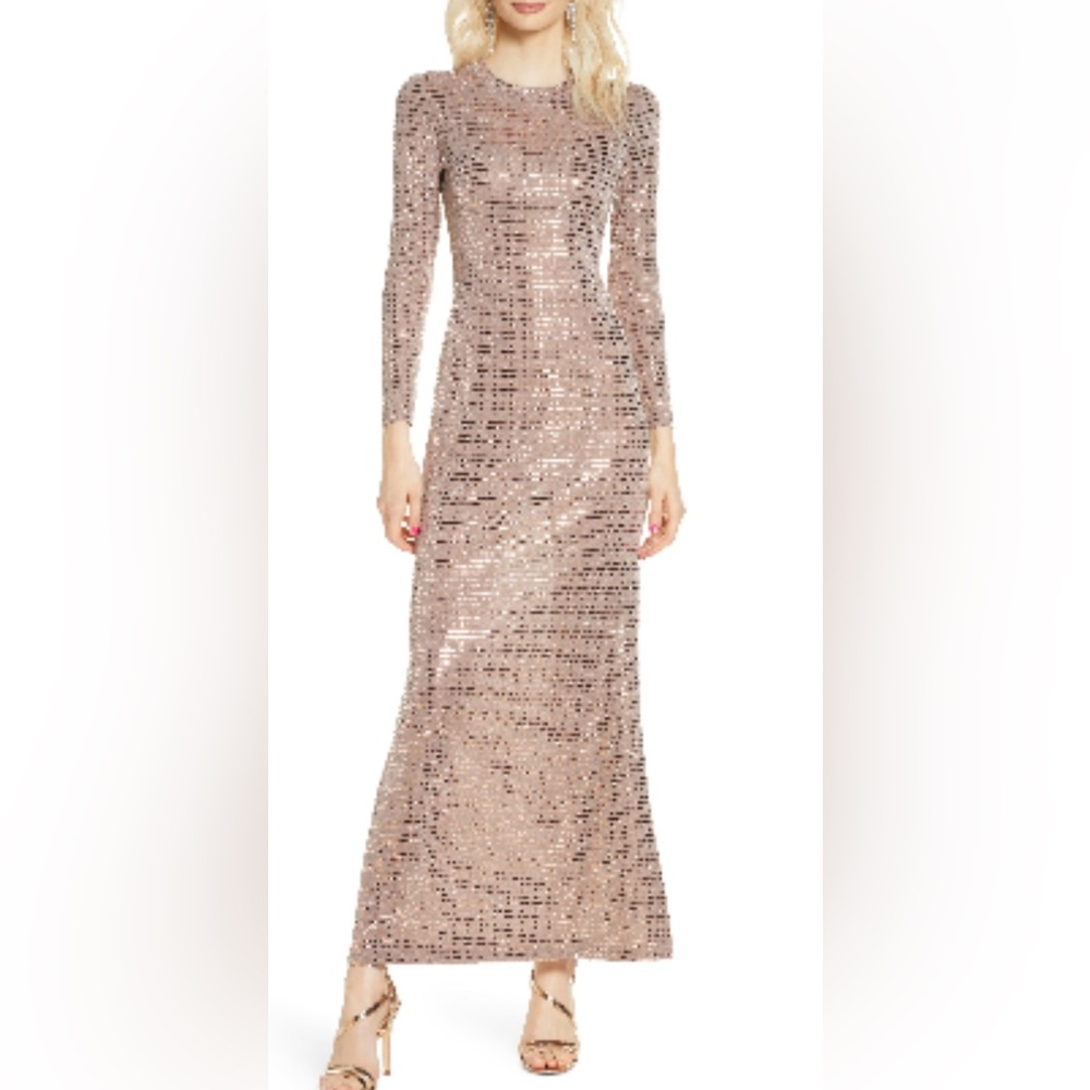 Sequin long gown